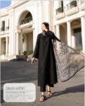 Black Within – Cotton Chikankari 3-Piece Ready-to-Wear Set